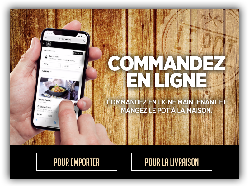 Commandez en ligne